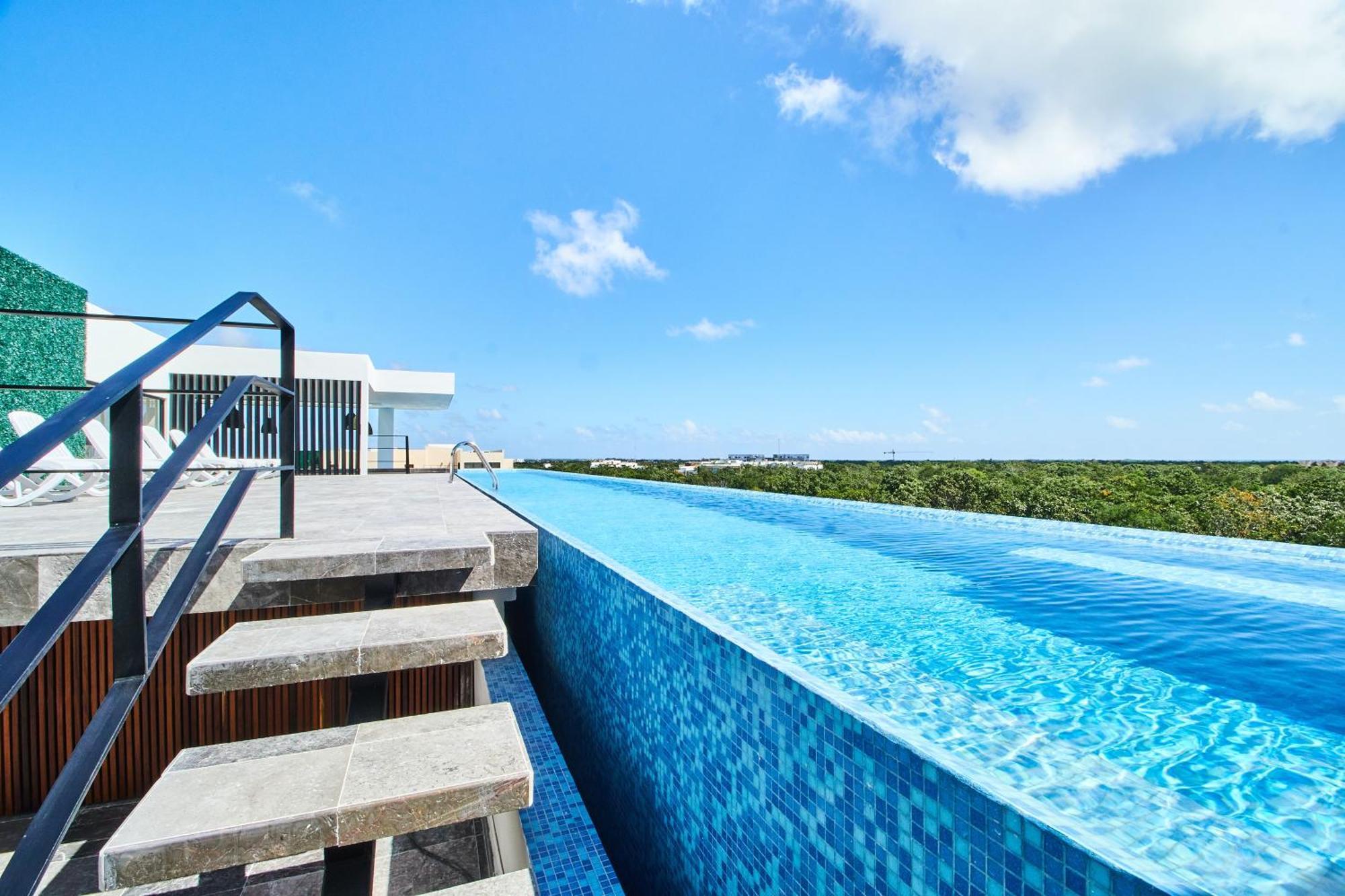 Luxury Penthouse With Private Pool In Aldea Zama Apartment Тулум Екстериор снимка